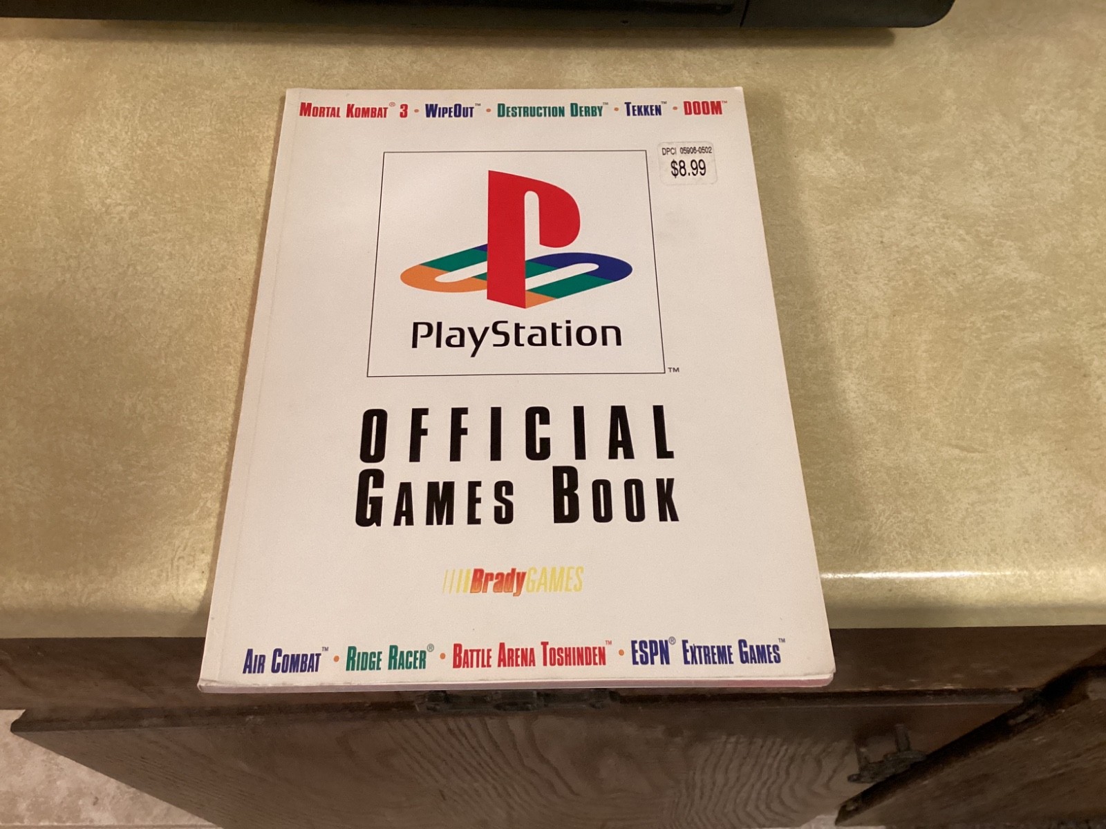 Sony PlayStation Official Games Book 1995 Brady Games Strategy Player’s Guide GC