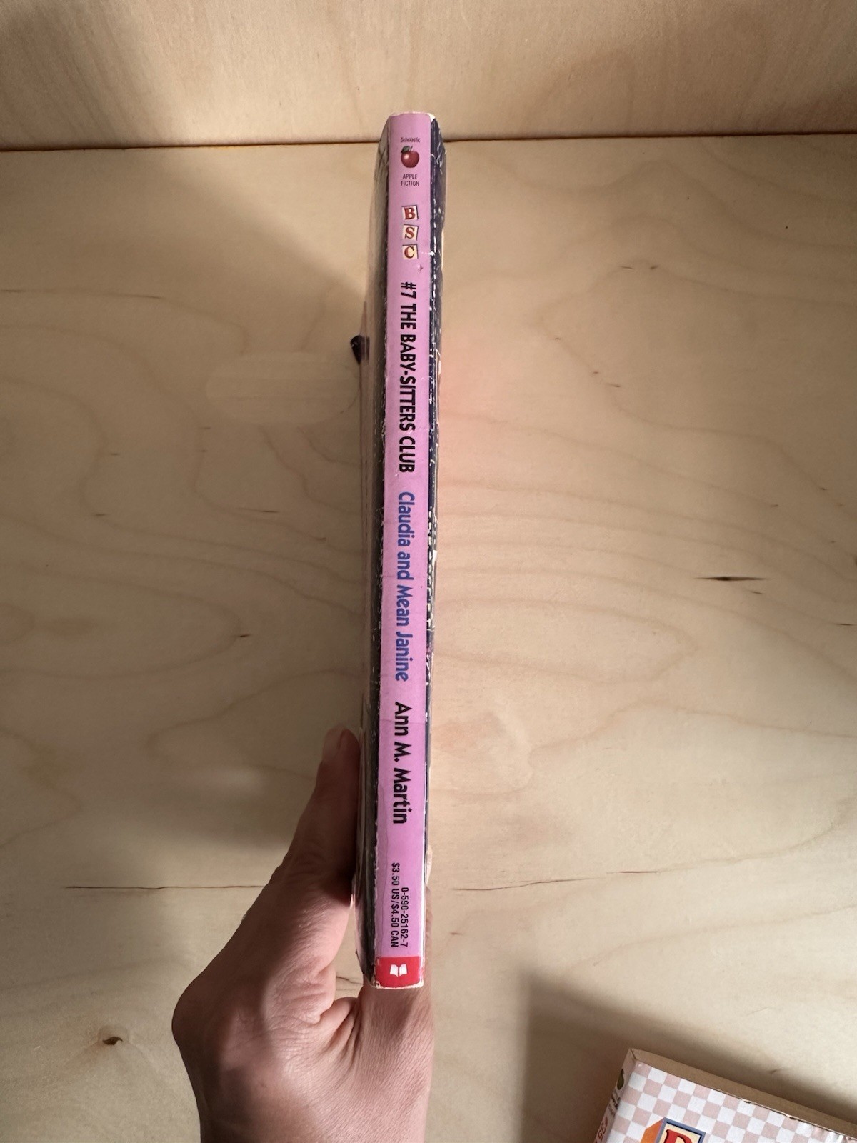 Baby-Sitters Club #7 Claudia and Mean Janine Ann M Martin PB Vintage 1987