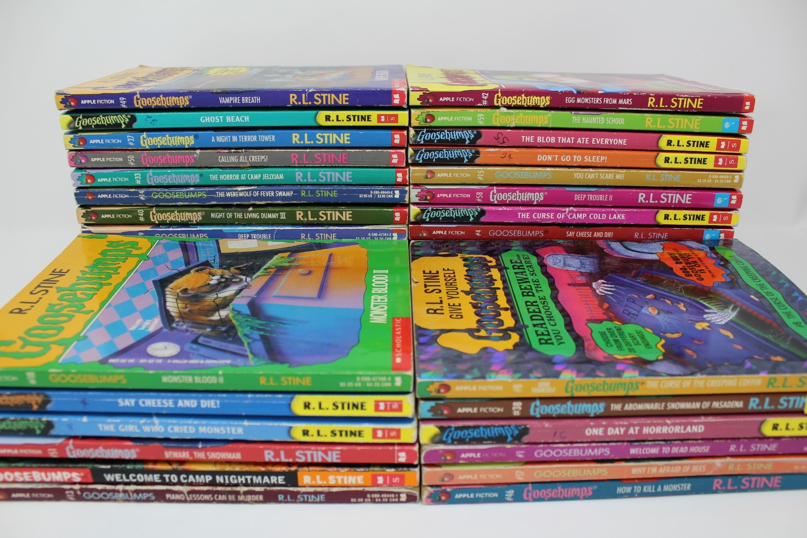 Goosebumps Books – Lot of 10 – Random mix/Unsorted