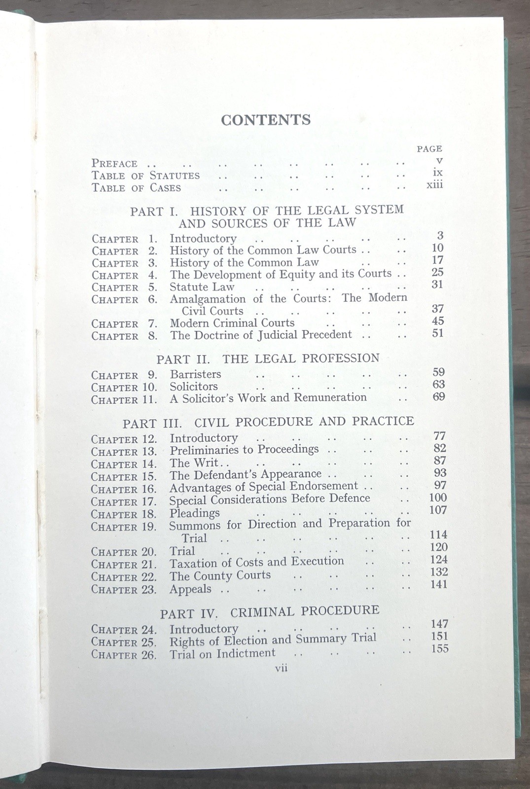 The English Legal System G. R. Rudd 1962 History Profession Procedure Evidence