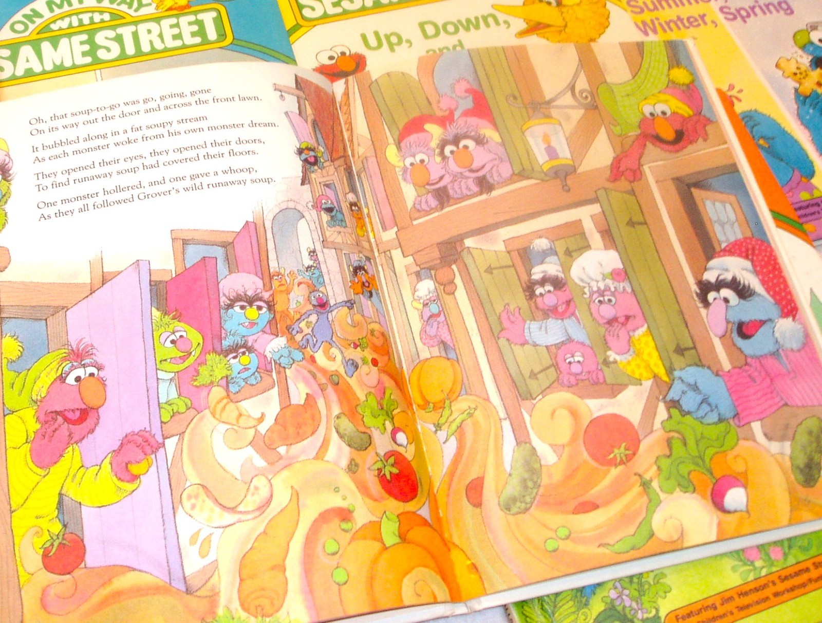 ON MY WAY WITH SESAME STREET Set of 9 HARDCOVER BOOKS By CTW FUNK & WAGNALLS