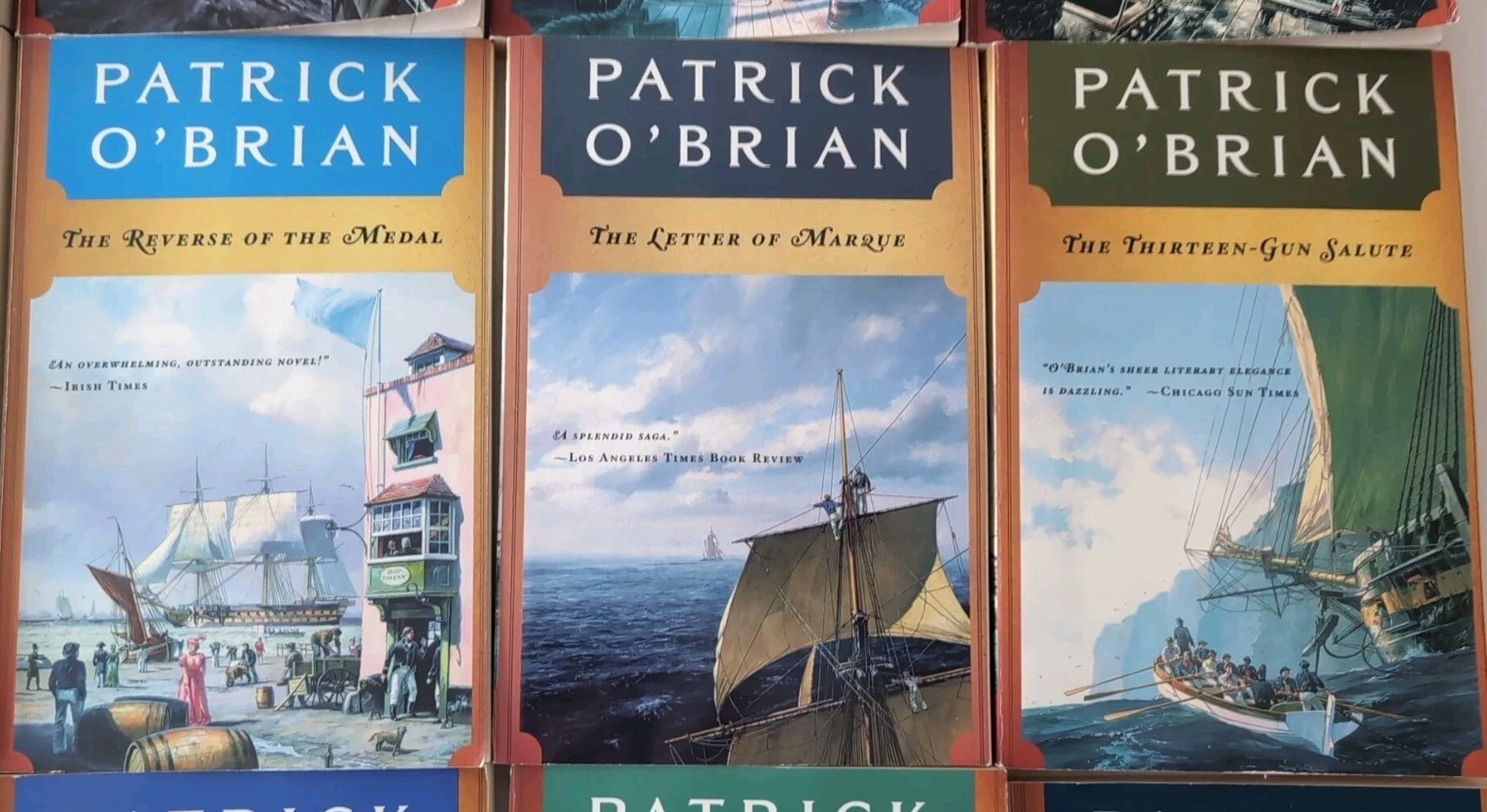 Lot Of 19 Patrick O’Brian,Norton Publishing, Paperback Books, No Vol. 2