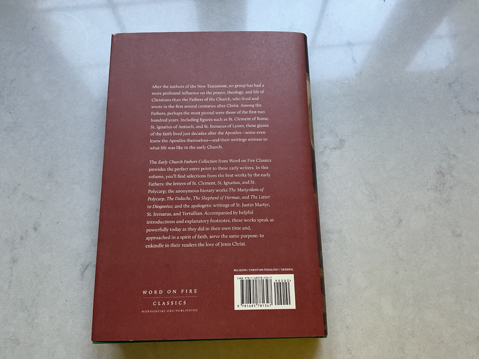 Early Church Fathers Collection Word on Fire Classics HC Book Like New