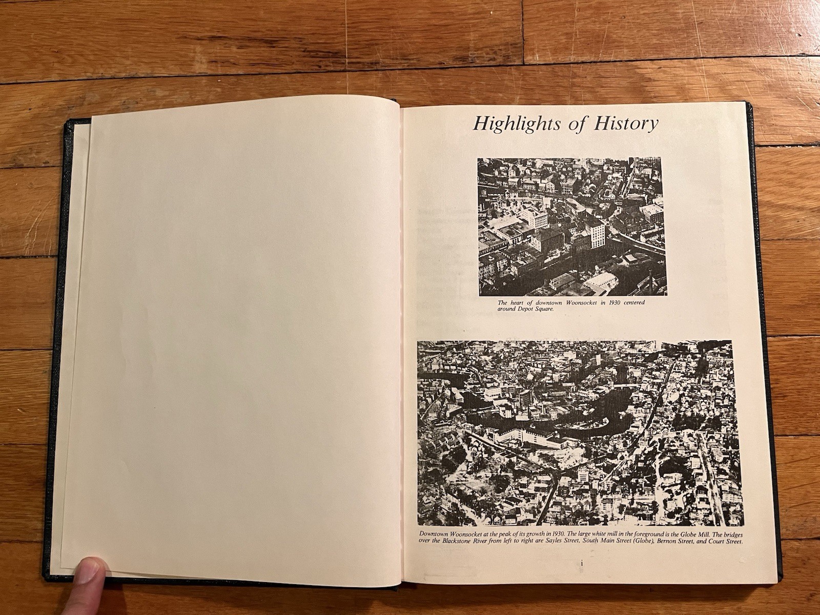 VINTAGE Woonsocket Highlights Of History 1800-1976 Dr. AP Thomas