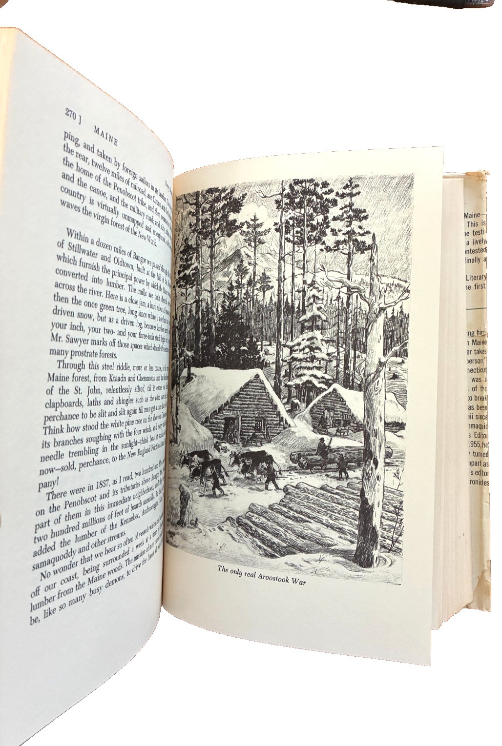 Maine A Literary Chronicle W.Storrs Lee Hardcover 1968 Story of Maine