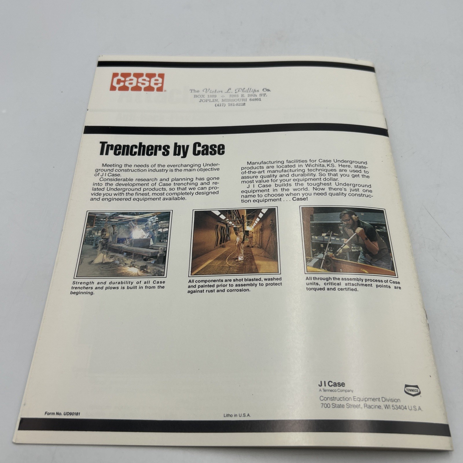 Vintage Case Hole ‘n Trench Catalog 16 Pages