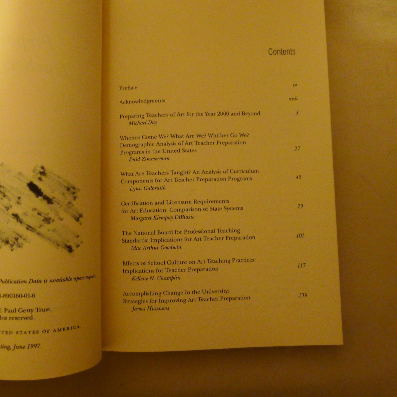 Preparing Teachers of Art edited by Michael Day *Various contributors *See photo