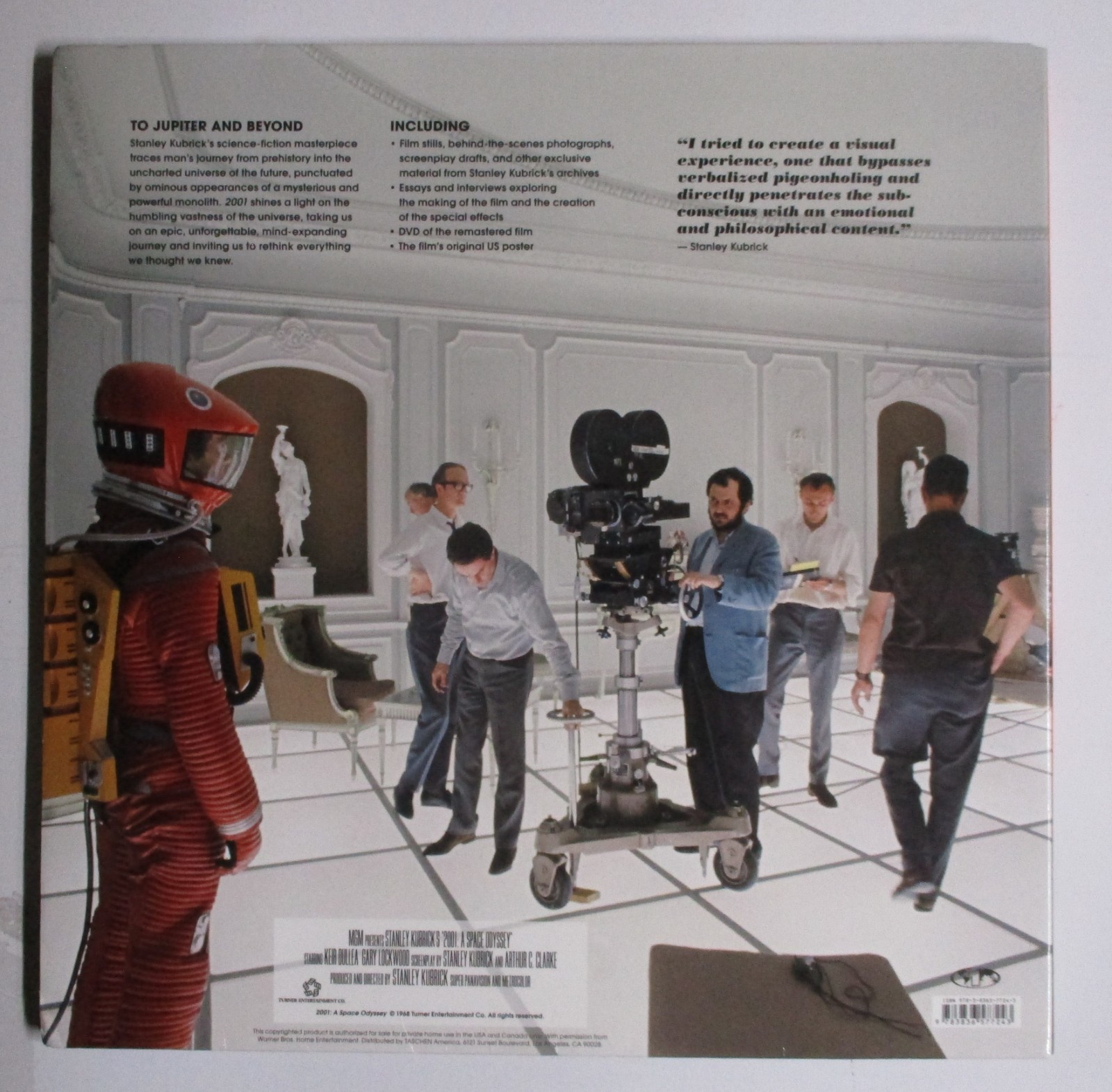 Taschen MAKING OF STANLEY KUBRICK 2001: A SPACE ODYSSEY Book/DVD/movie poster