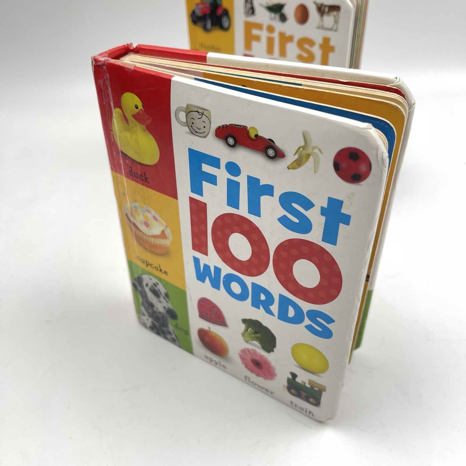 First 100 Animals First 100 Words First 100 Farm Words Lot of 3 Various Cond.