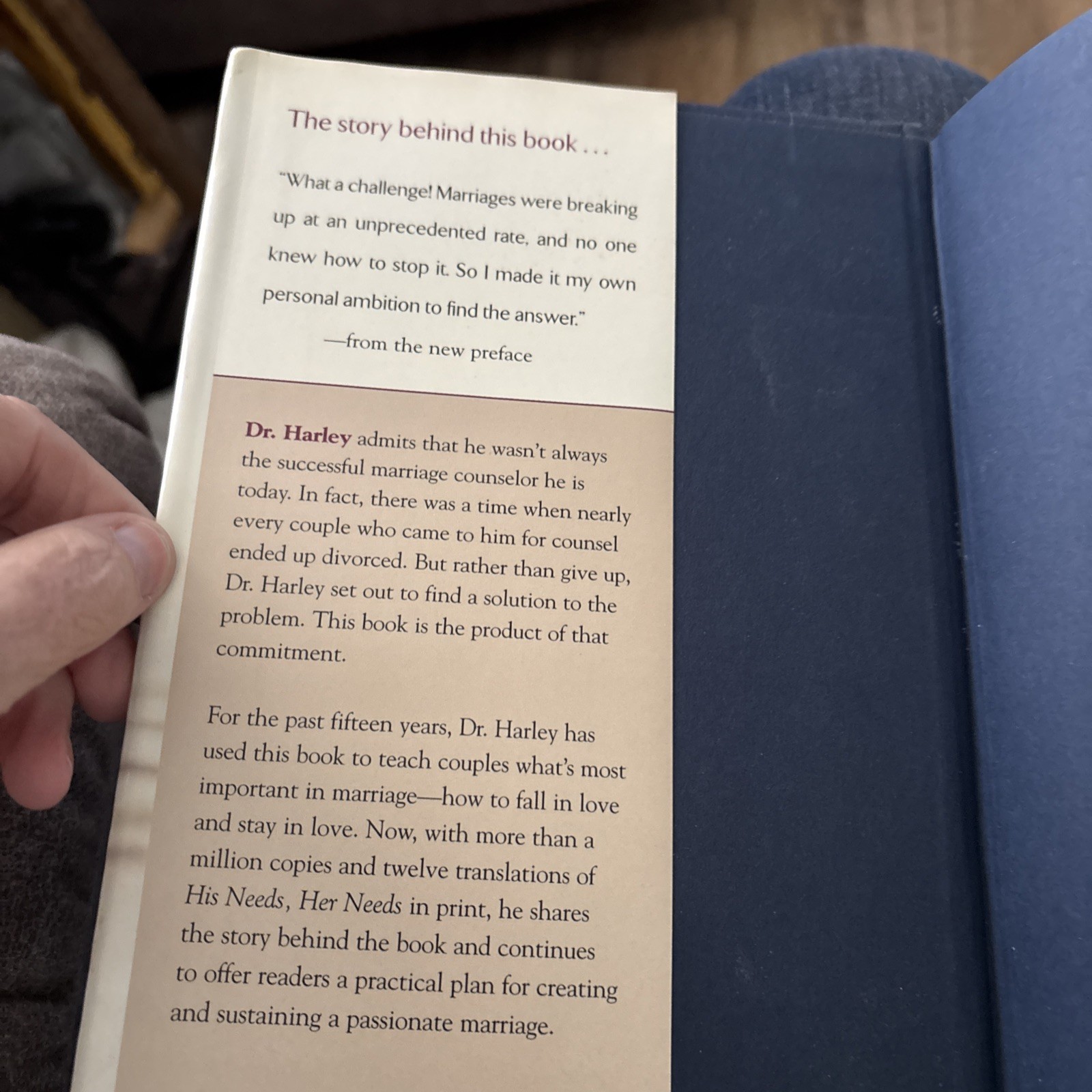 His Needs, Her Needs : Building an Affair-Proof Marriage by Willard F. Harley…