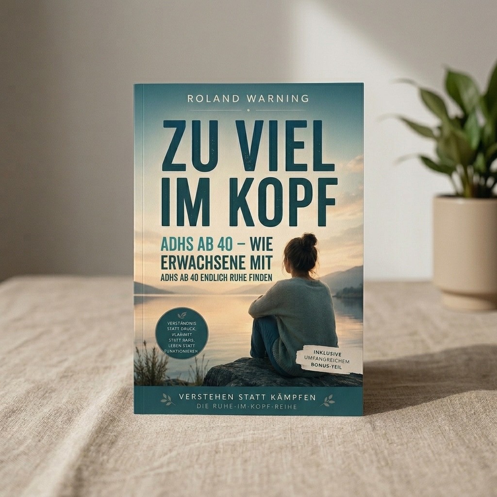 ADHS ab 40 verstehen – Zu viel im Kopf | 227 Seiten + Bonus Selbsthilfe