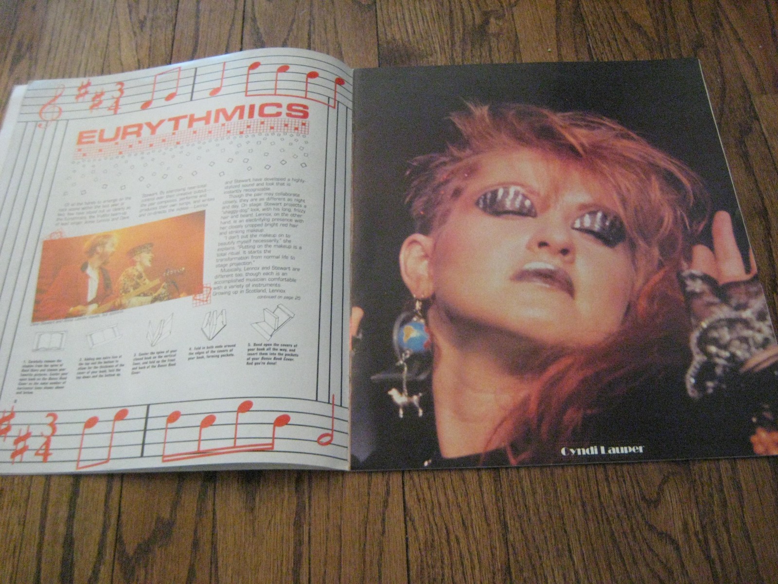 Rock Video Superstars Magazine Oct 1984 Duran Duran Cyndi Lauper Eurythmics
