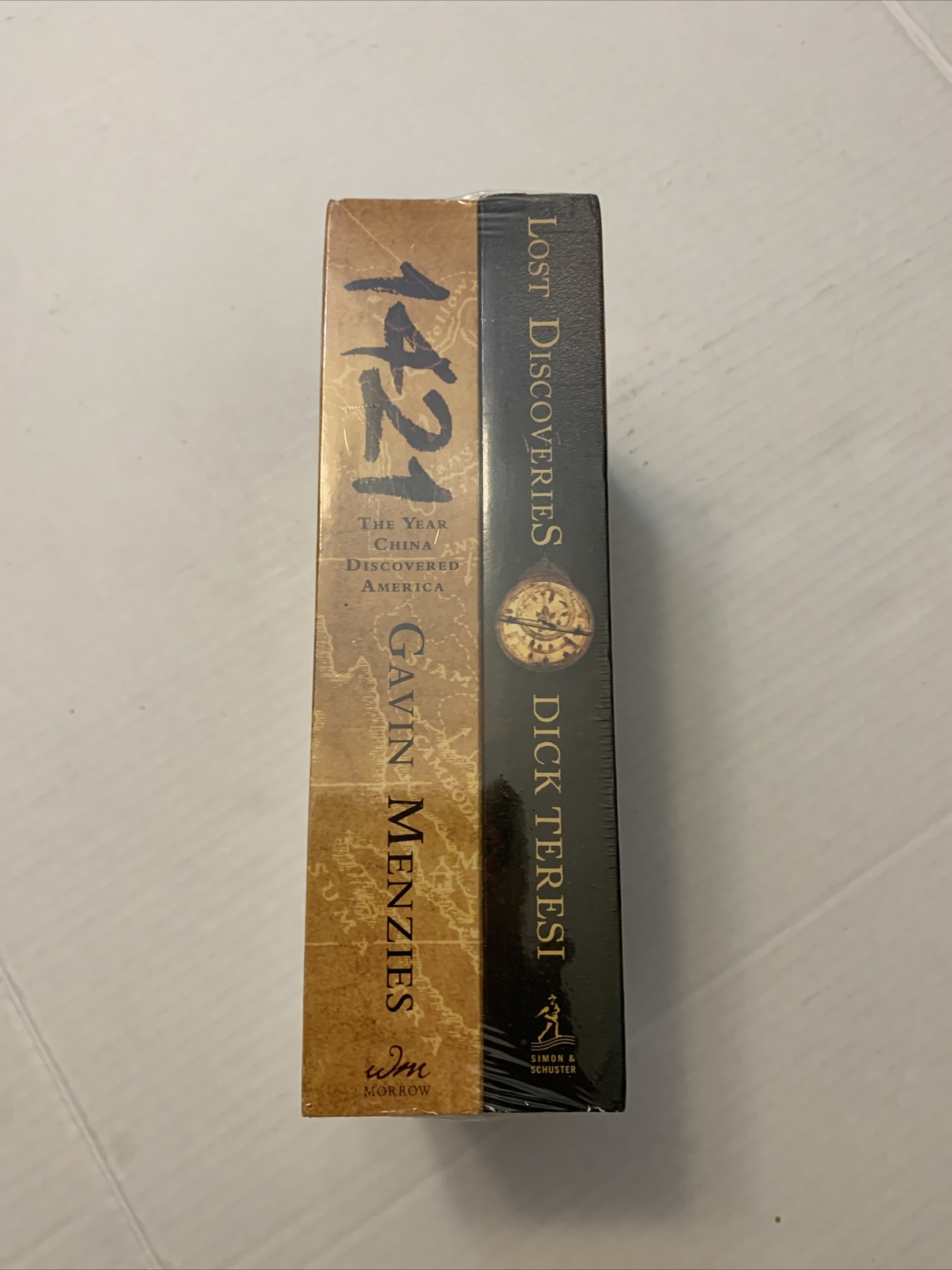 1421 By Gavin Menzies & Lost Discoveries By Dick Teresi NEW ! Sealed Together