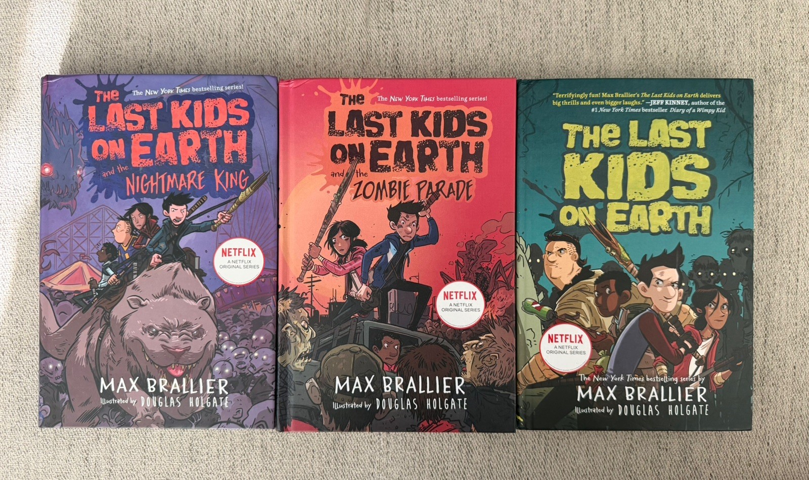 THE LAST KIDS ON EARTH: THE MONSTER BOX SET (Books 1-3) by Max Brallier – HC