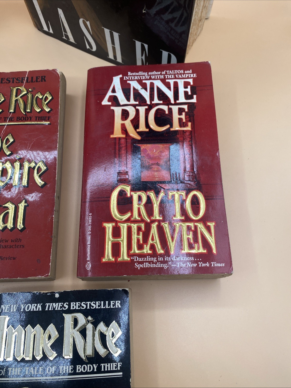 Lot of 7 Anne Rice Hardcover Paperback Mix Series Book Lot