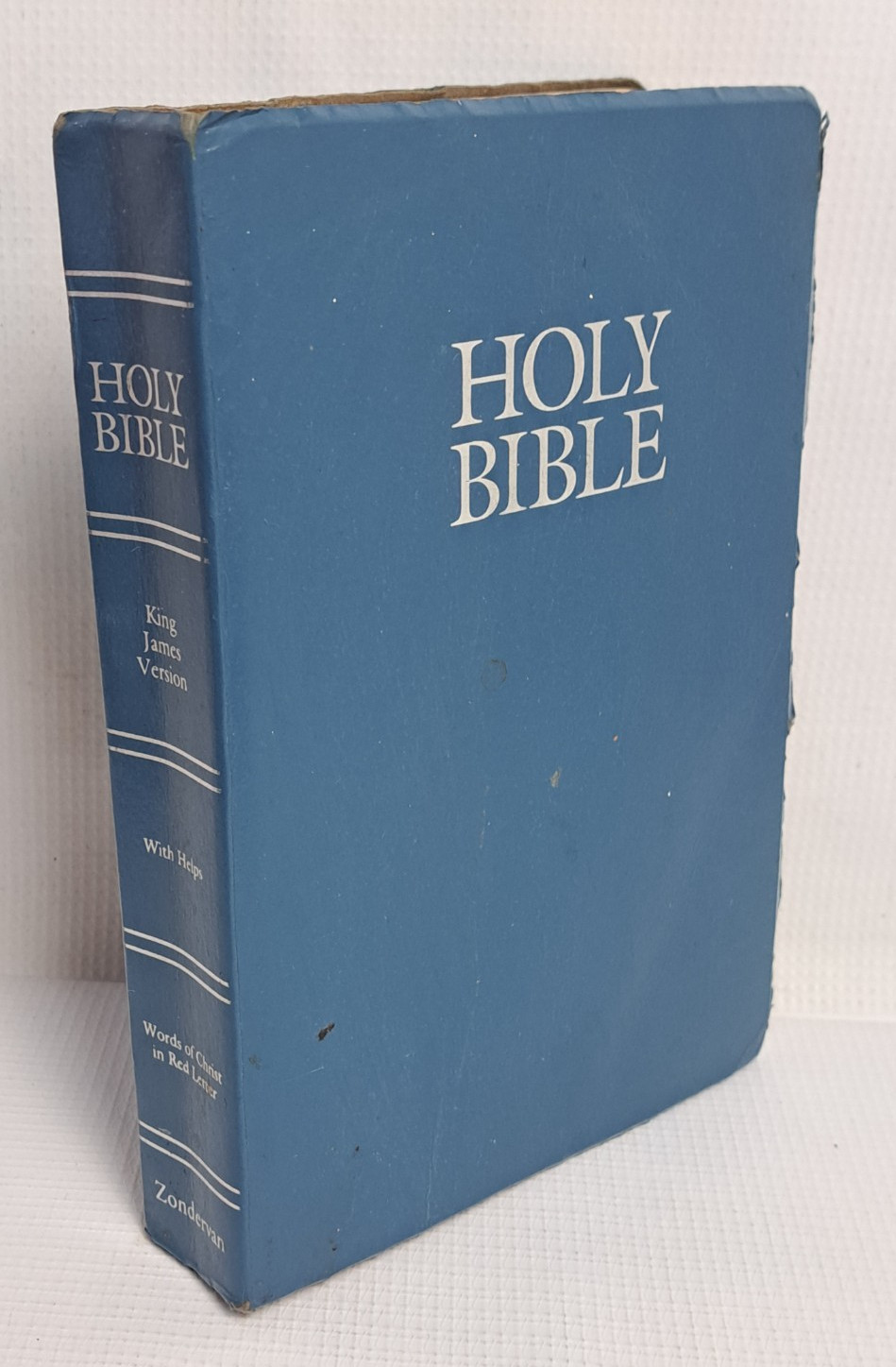 Holy Bible KJV Words of Christ in Red References, Bonded Leather, 1962 Zondervan