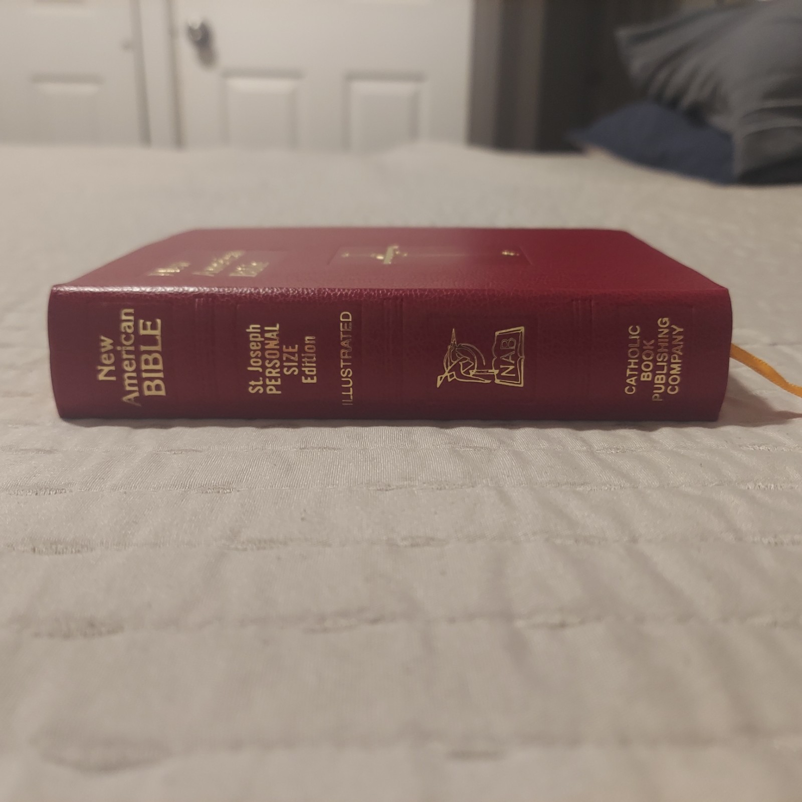 Saint Joseph Edition of The New American Bible Illustrated Simulated Leather
