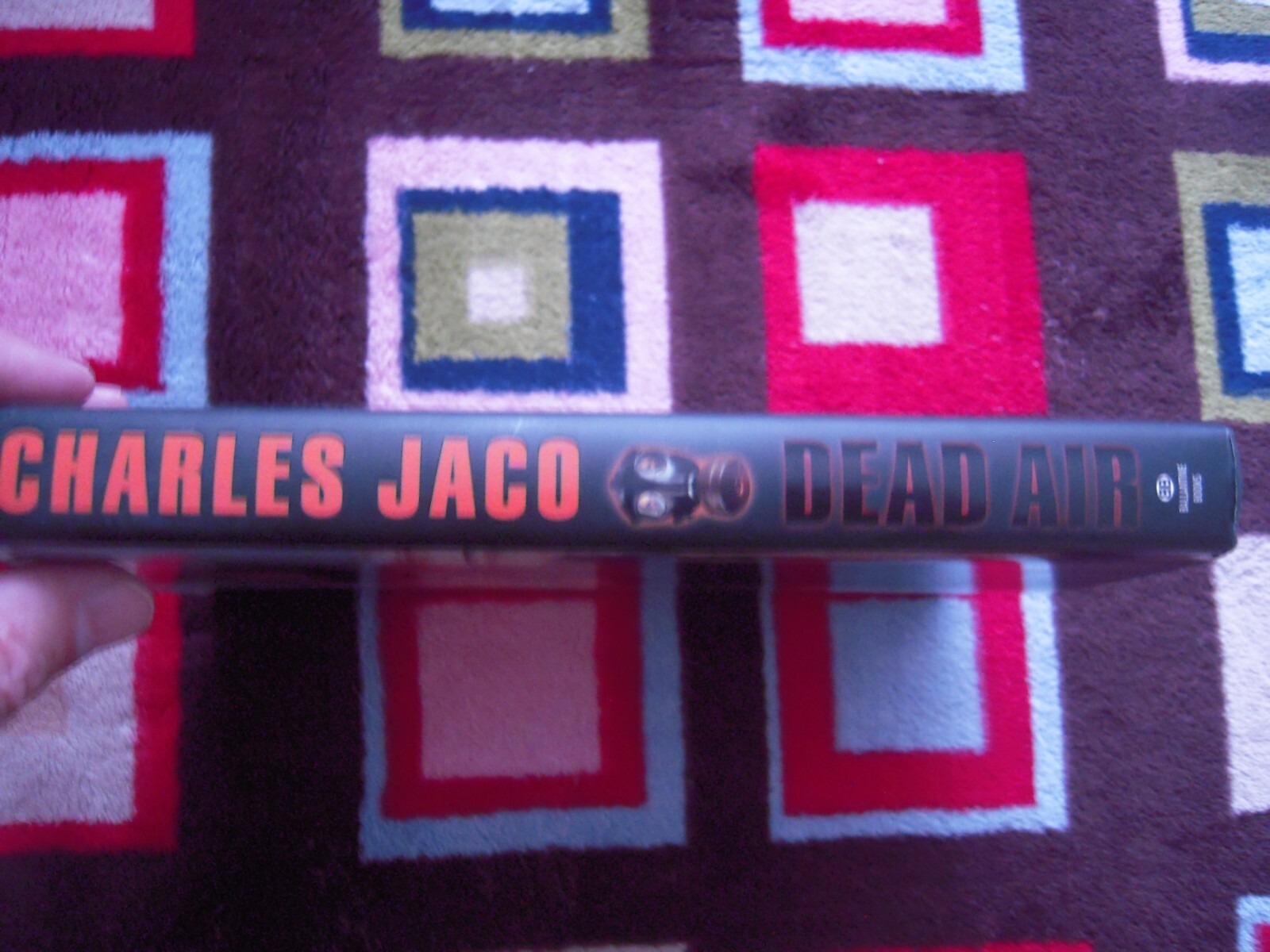 VINTAGE 1998 DEAD AIR BY CHARLES JACO HARDCOVER FIRST EDITION 364 PAGES