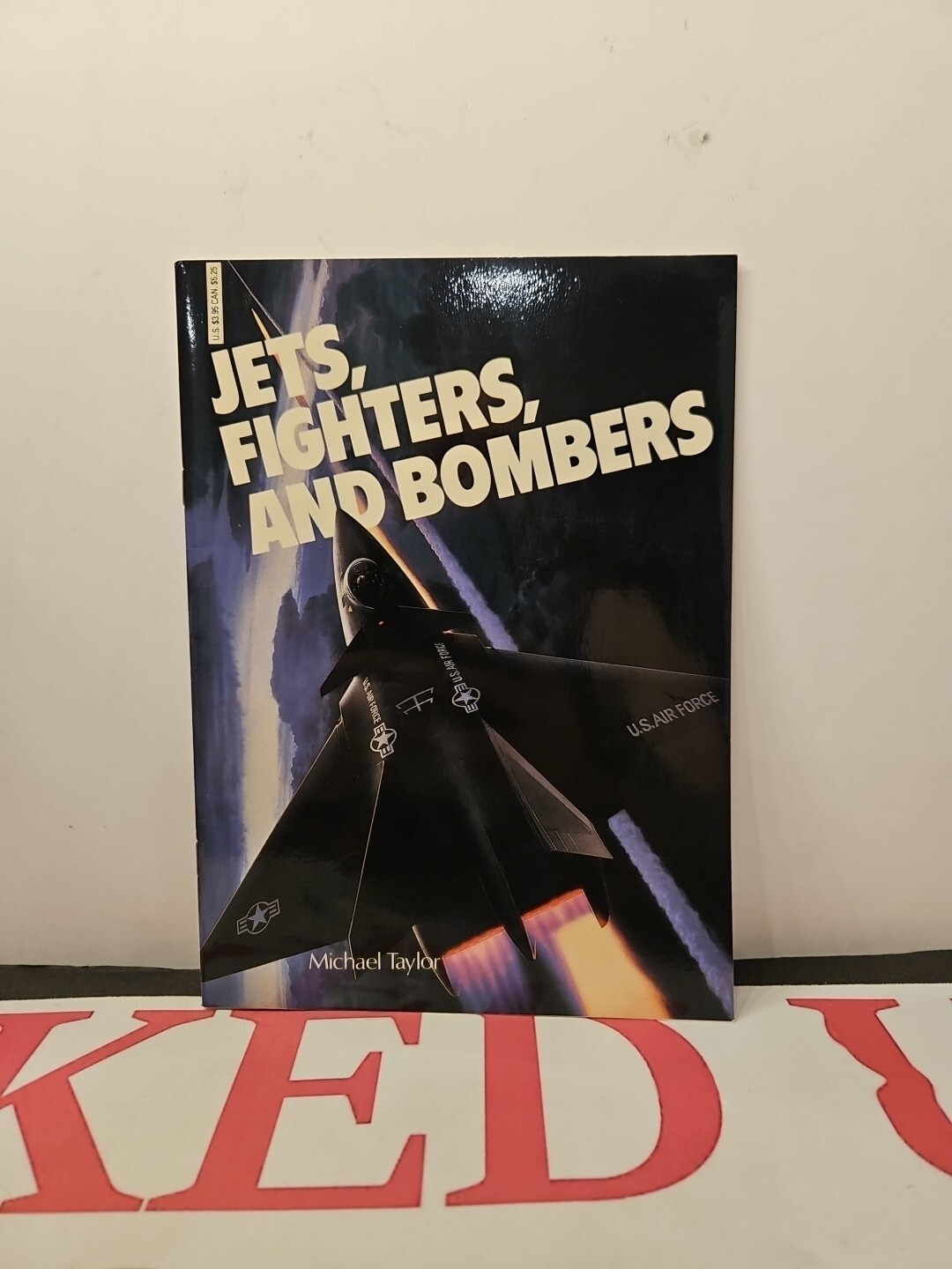 Jets, Fighters, and Bombers Paperback Book Michael Taylor Willowisp Press 1988