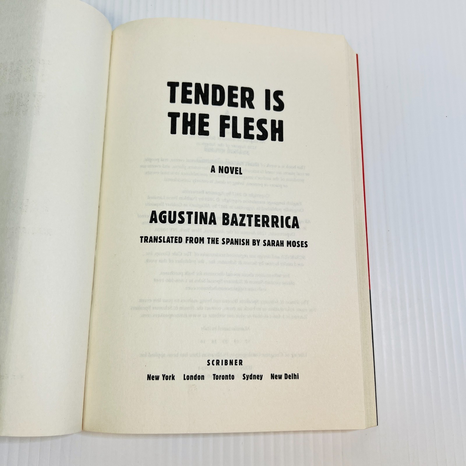 Tender Is the Flesh by Agustina Bazterrica