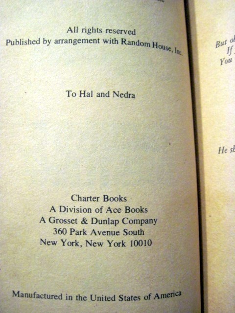 THE FUGITIVE PIGEON, Donald E. Westlake, Vintage 1979? ©1965, 212 pages