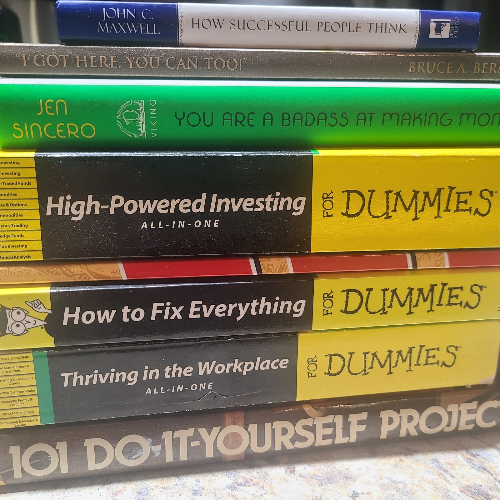 Get Rich Success Investing Make Money Workplace & Fix it All Books Lot