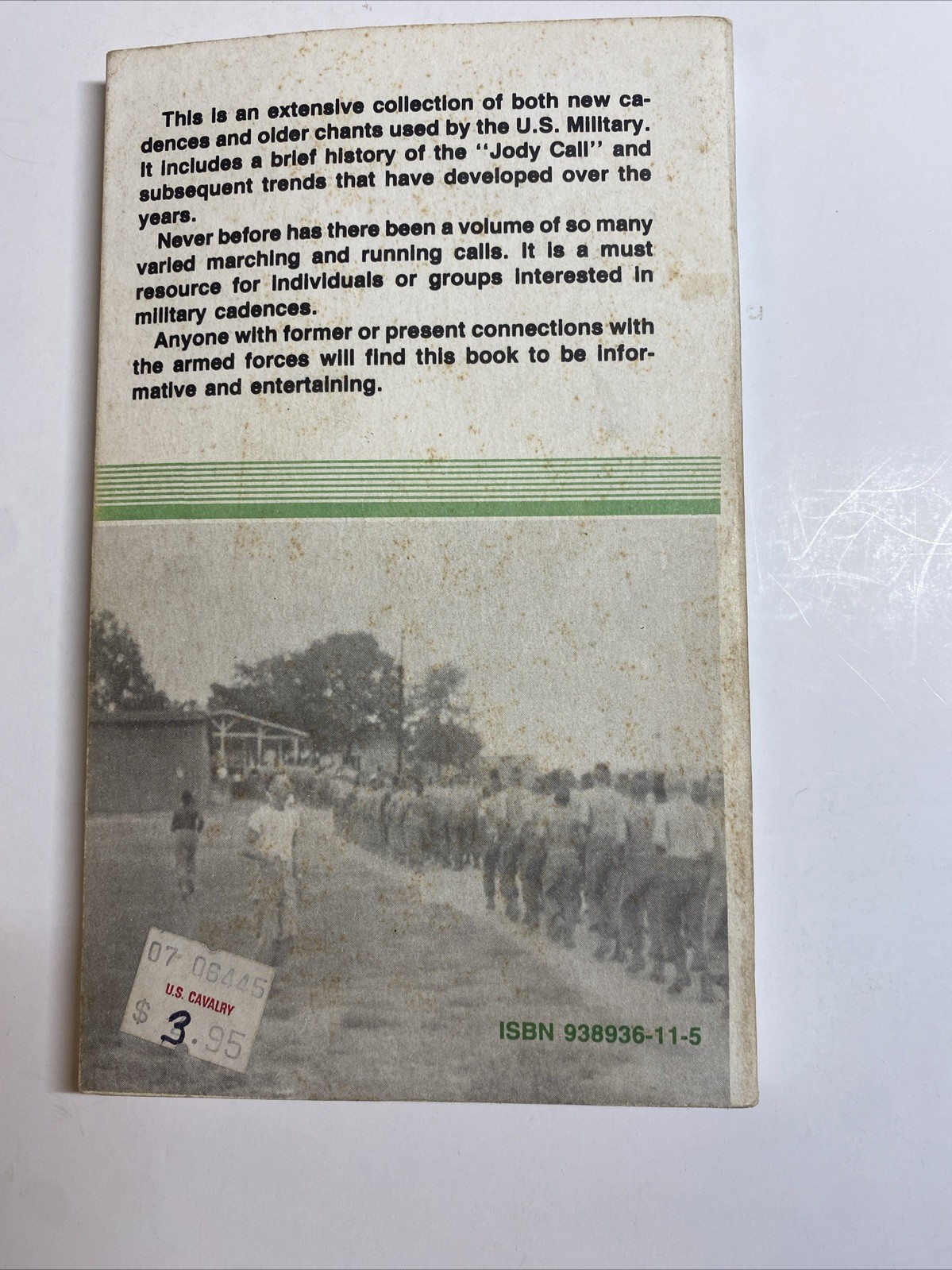 Military Cadences: Jody Call Book No. 1 1983 Softcover 152 pages