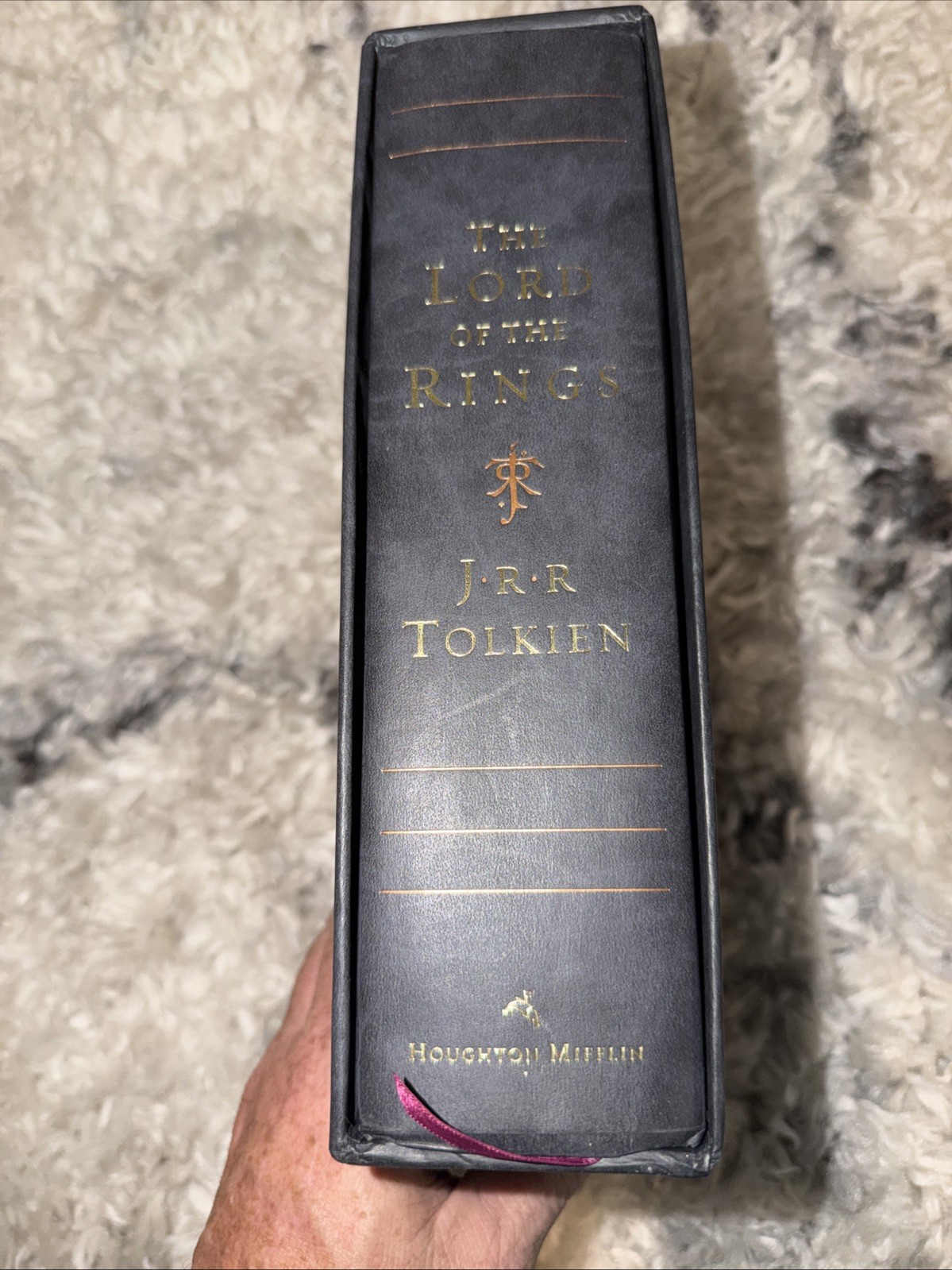 The Lord of The Rings Tolkien Trilogy 50th Anniversary Edition Like New w/Maps