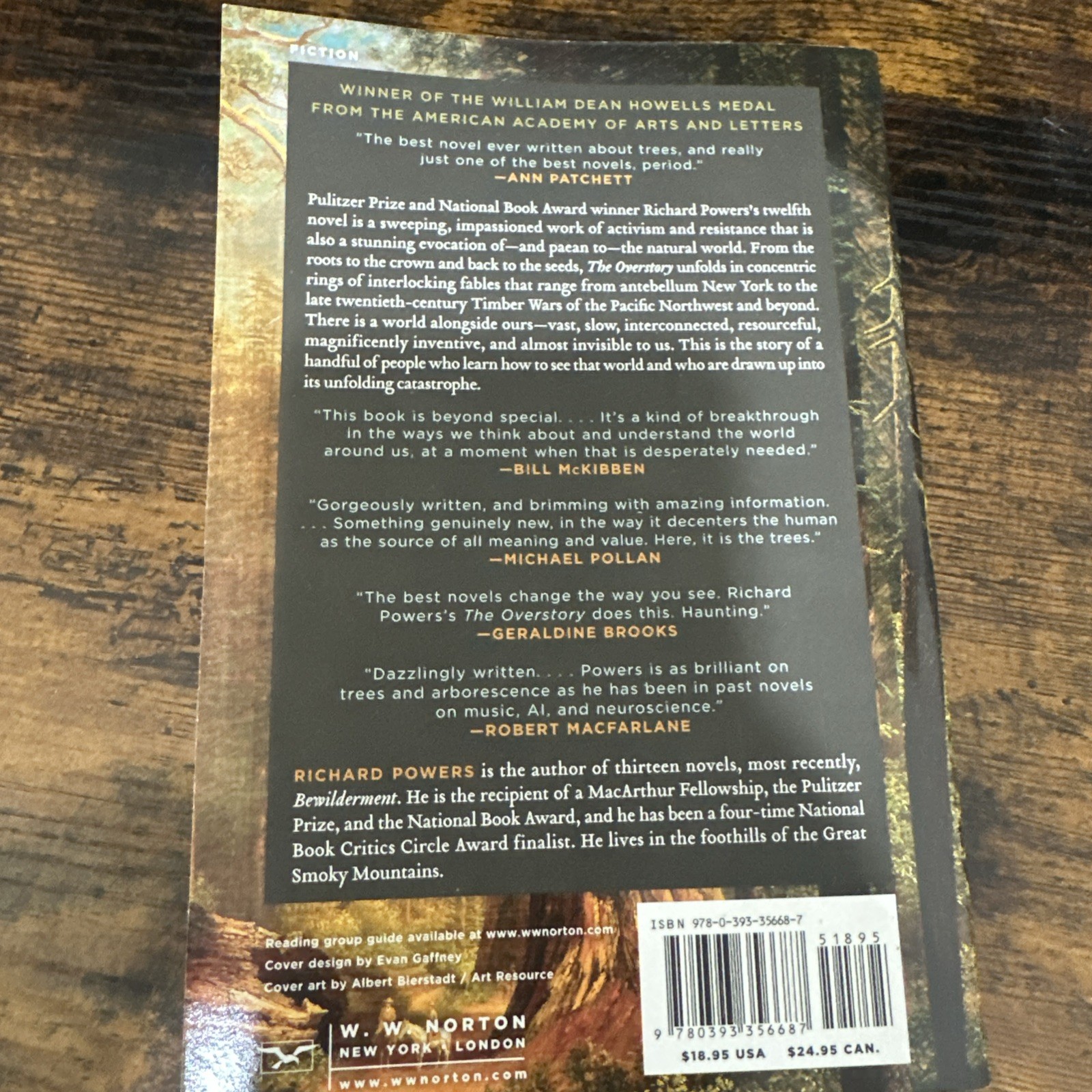 Richard Powers The Overstory A Novel Pulitzer Prize Winner Paperback Book