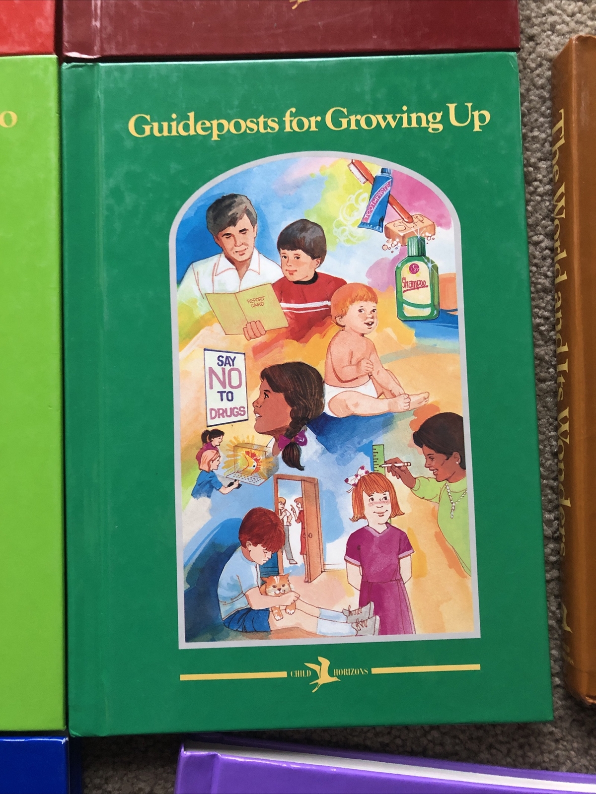 Lot of 10 Child Horizons Vintage Hardcover Books 2001 Complete Set HOMESCHOOL