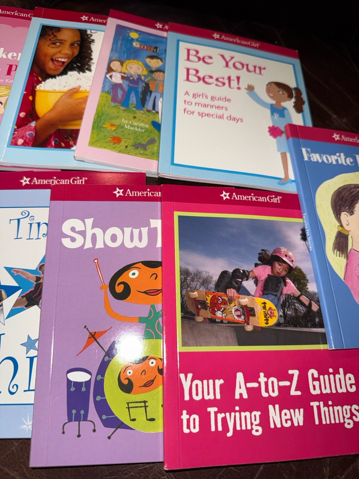 Lot of 11 American Girl Books – Stories – Varied Topics and Age Ranges