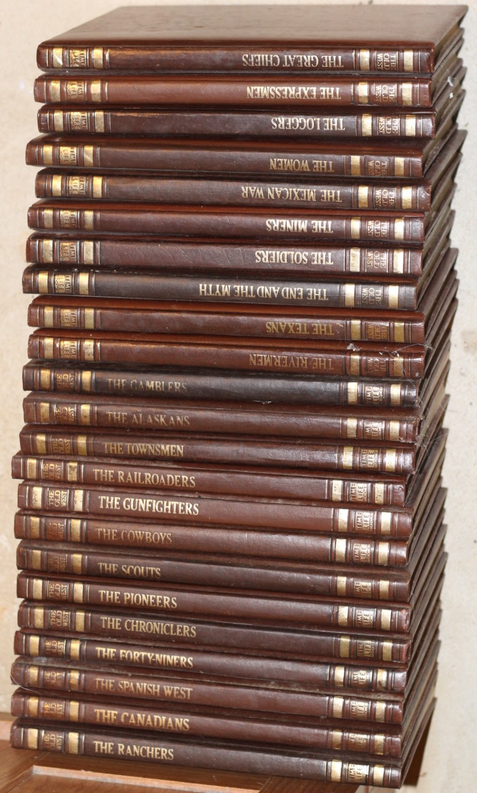 Time Life Books The Old West Series Collection of 23 Hardcover Volumes