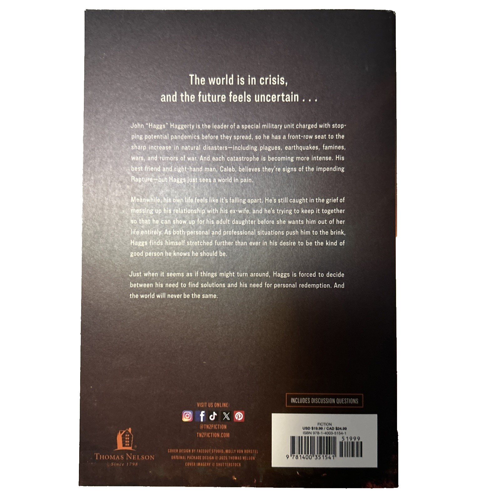 Vanished By Dr David Jeremiah With Sam O’Neal, BOOK ONE, Novel Paperback Fiction