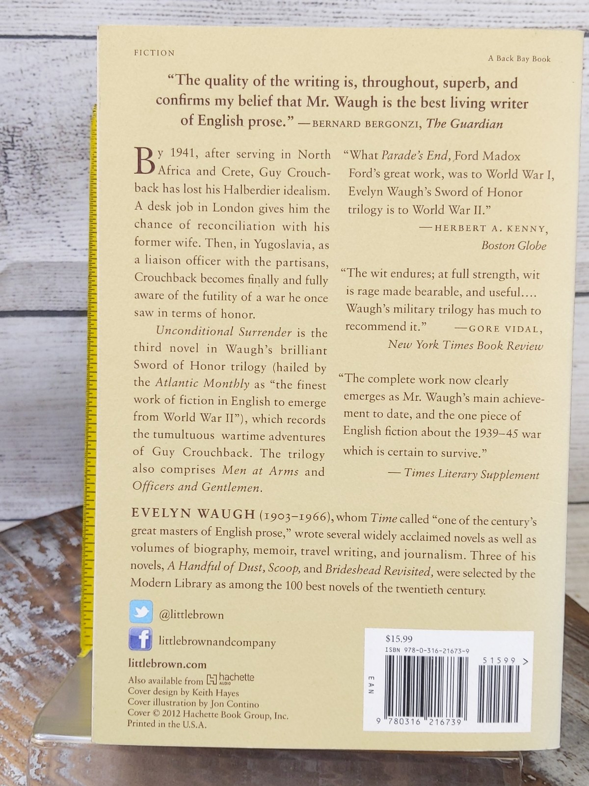 Evelyn Waugh Complete Series – Lot of 3 Sword of Honor Paperback Books 2012