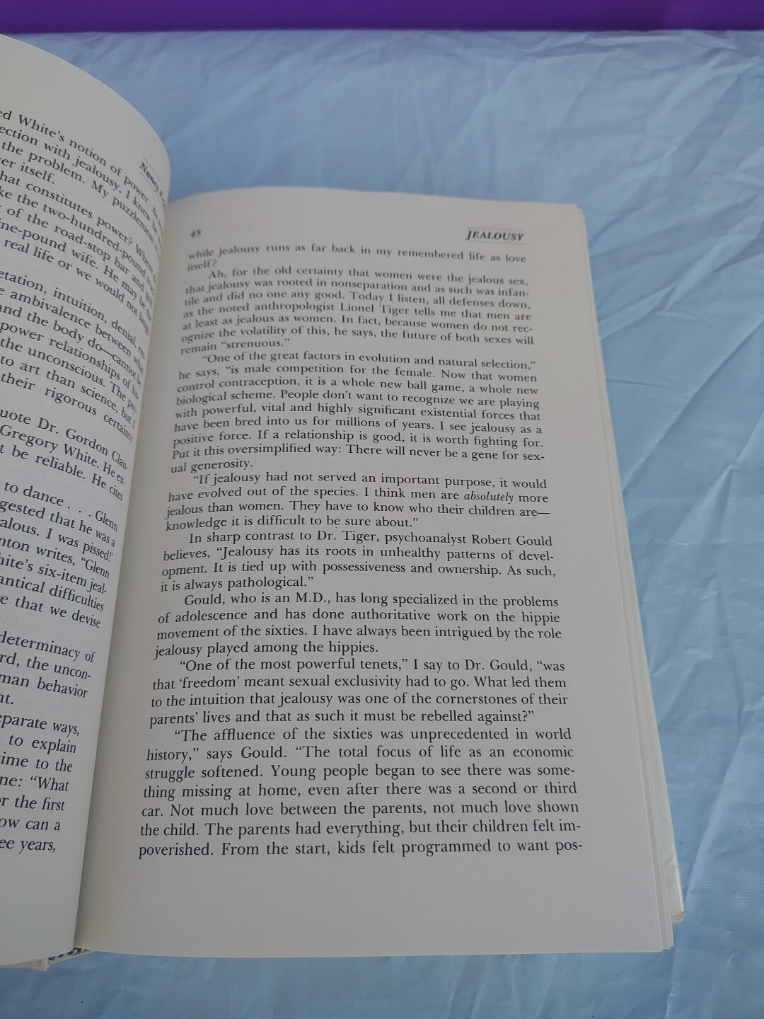 Jealousy Hardcover Book By Nancy Friday With Dust Jacket 1st Edition