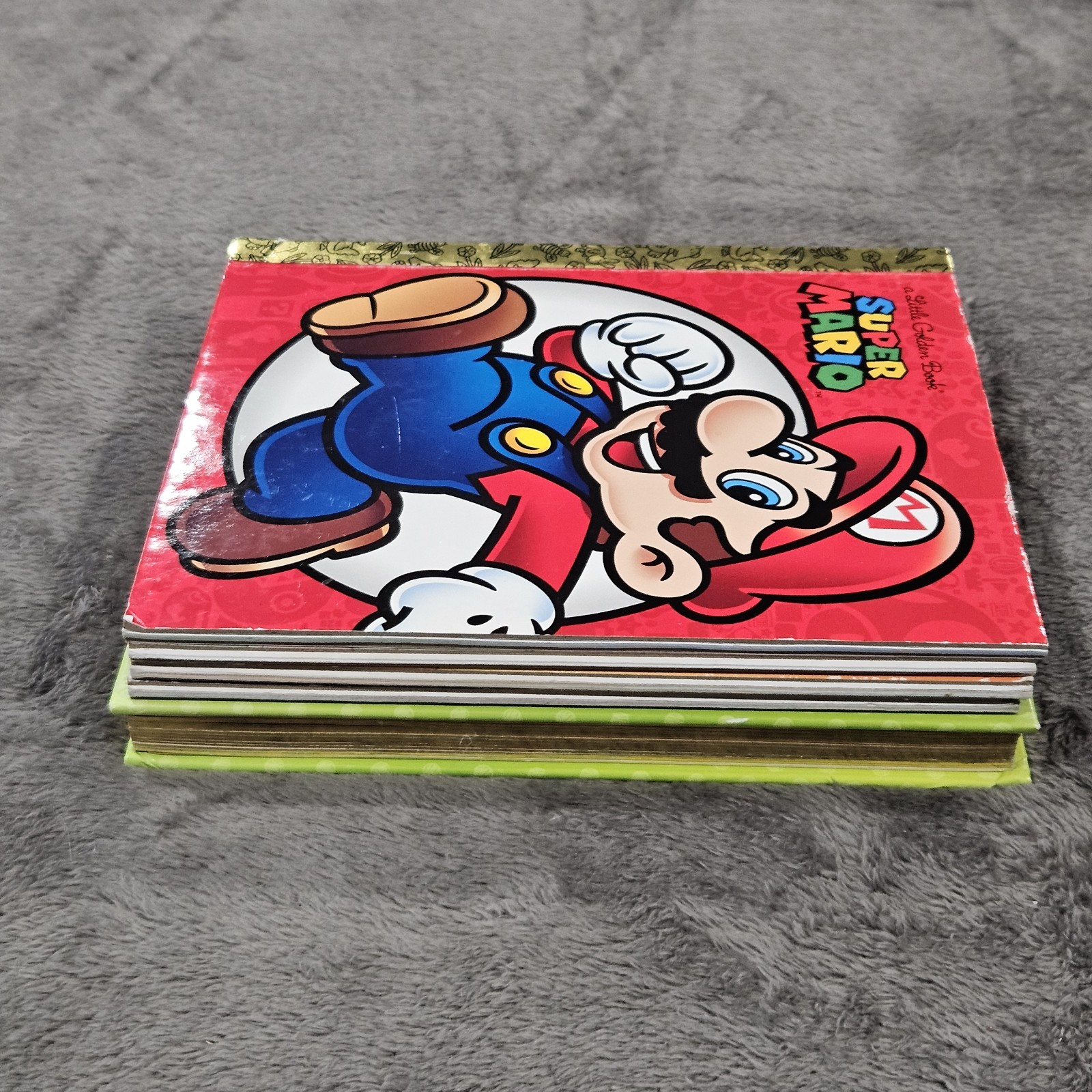 A Little Golden Book Collection: Lot Of 5 Misc Books: Disney, Mario Bros, Etc…