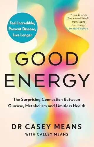 Good Energy by Dr. Casey Means NEW Paperback………..📝 magnetic bookmark