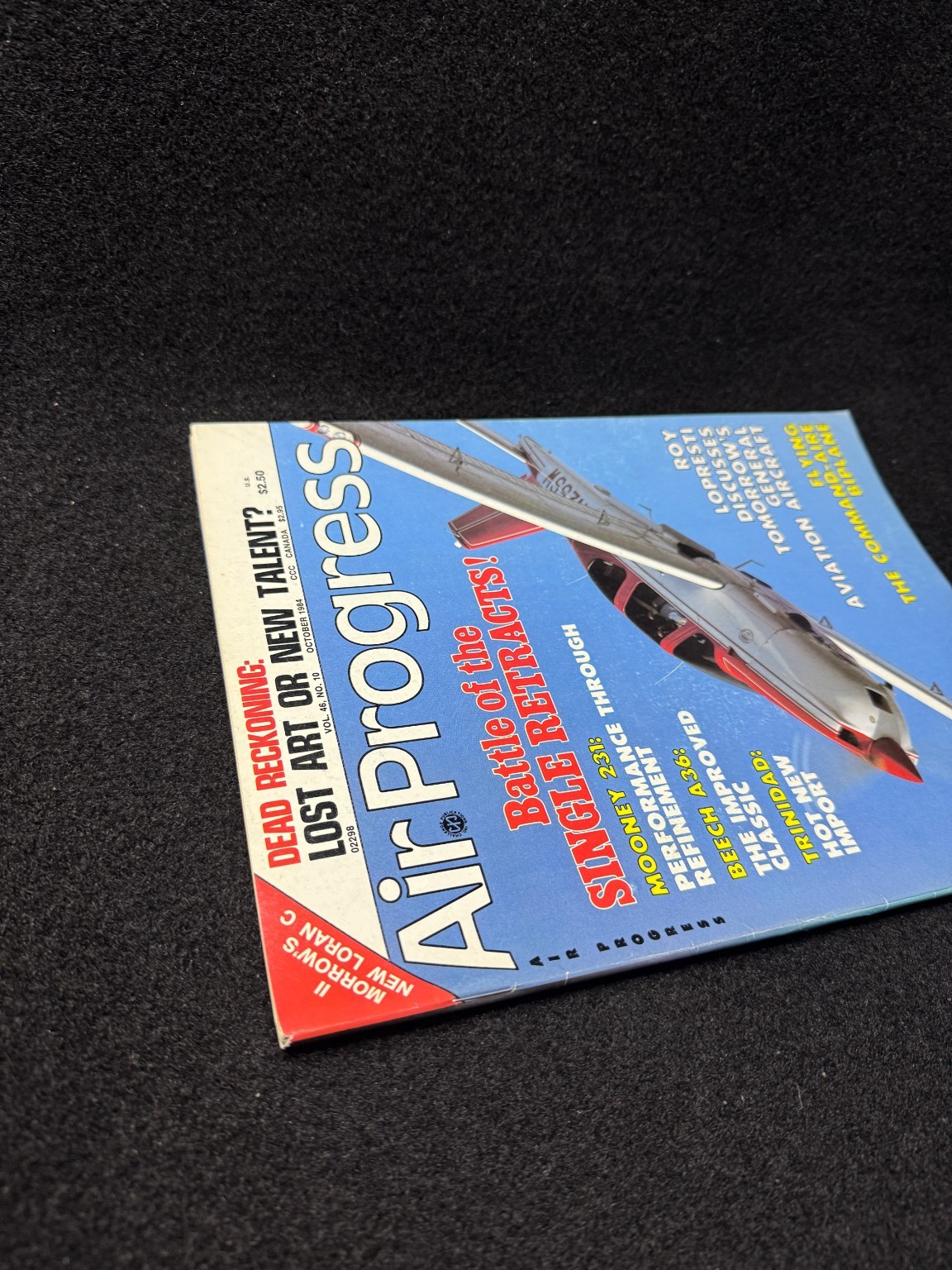 Air Progress Aviation Magazine October 1984 Battle Single Retracts Mooney 231