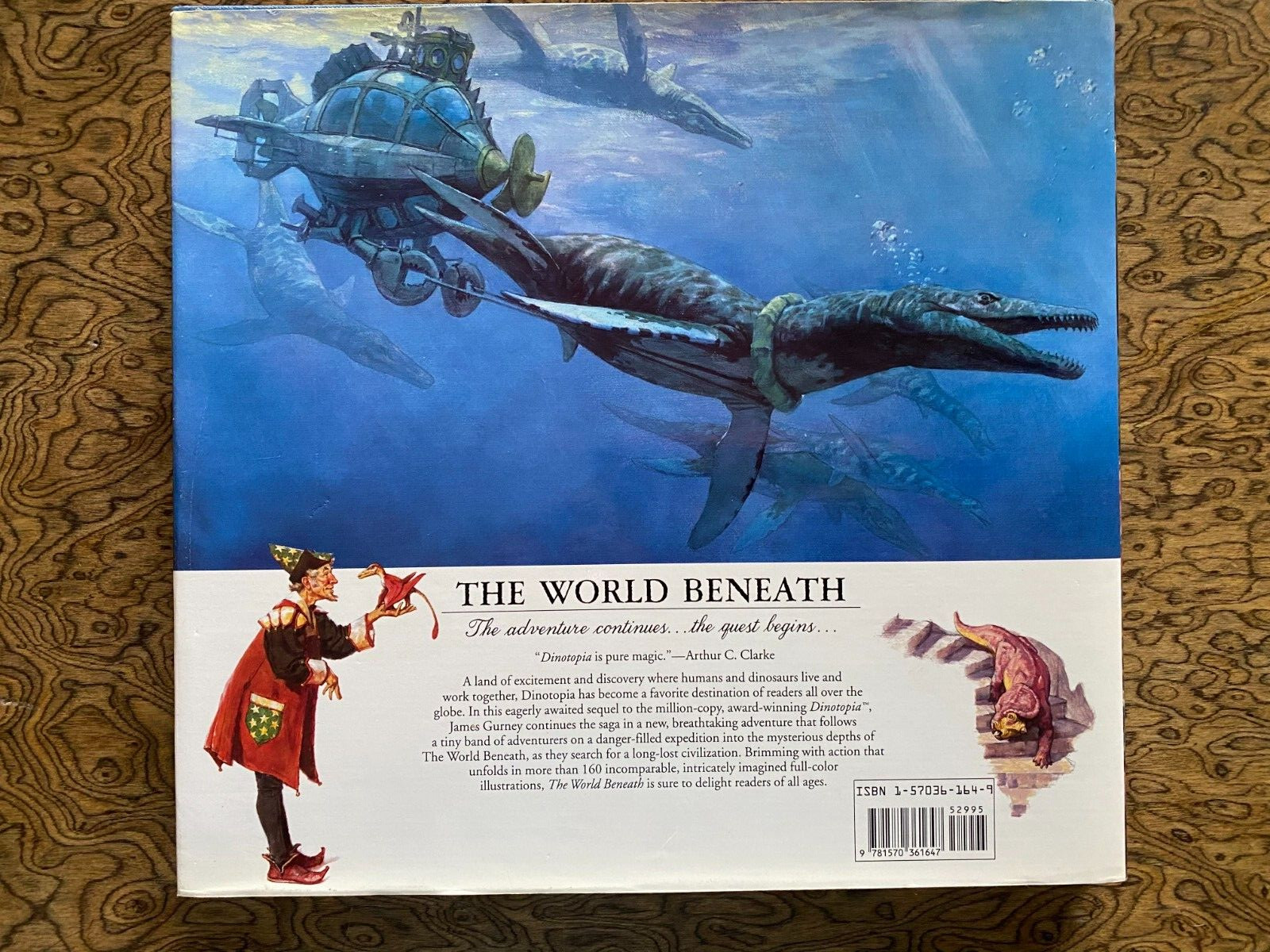 Dinotopia The World Beneath by James Gurney 1995 HC Excellent FIRST EDITION