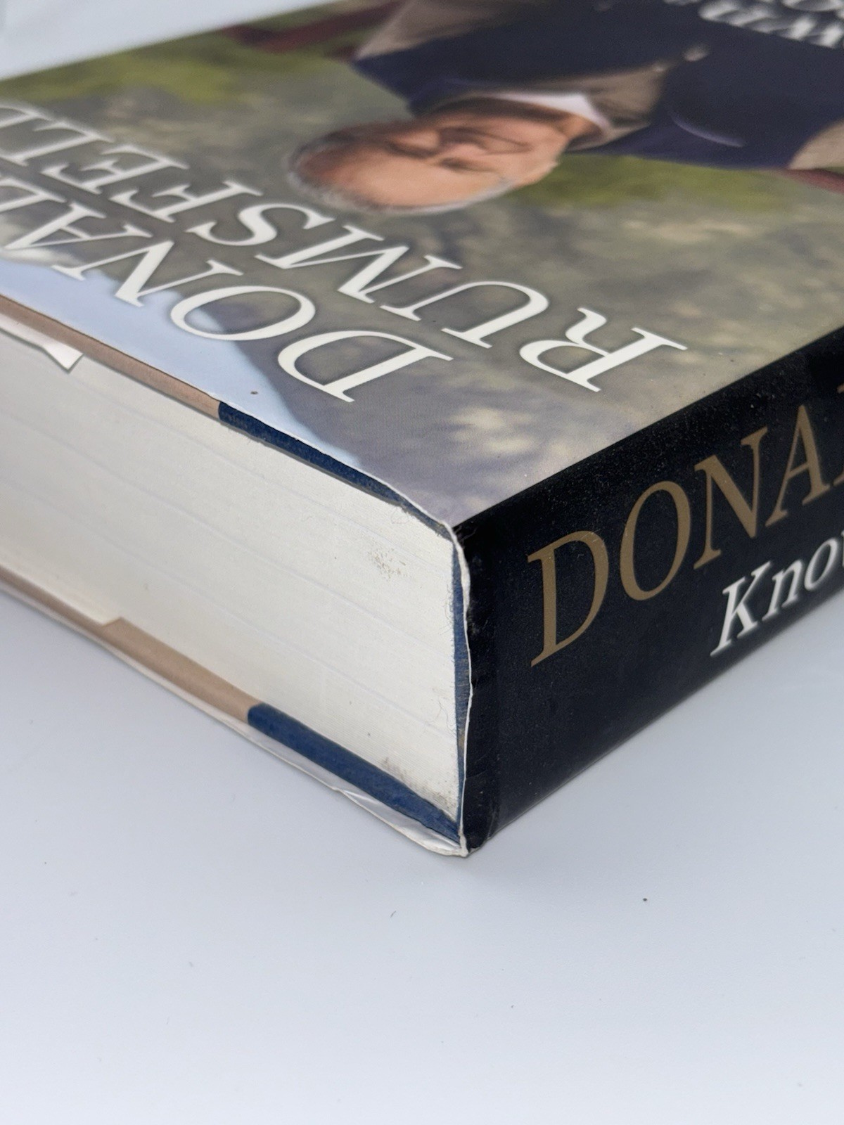 DONALD RUMSFELD SIGNED AUTOGRAPHED KNOWN AND UNKNOWN HC BOOK SHIPS ASAP RARE