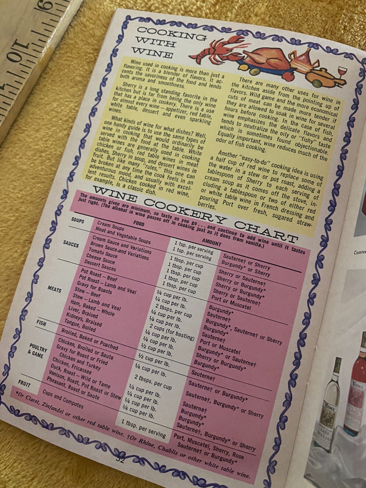 Vintage Advertising 1968 Bal-Port Wine & Liquors Party Book Calendar Newport CAL