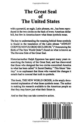 The New World Order Book Paperback by Ralph Epperson 2016 – “A Secret Destiny”