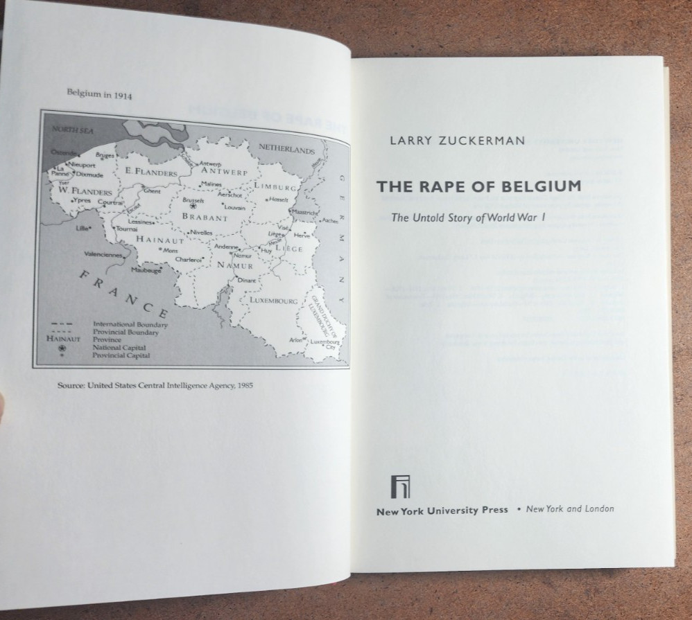 3 WWI Books – THE FIRST WORLD WAR, RAPE OF BELGIUM & American Heritage History