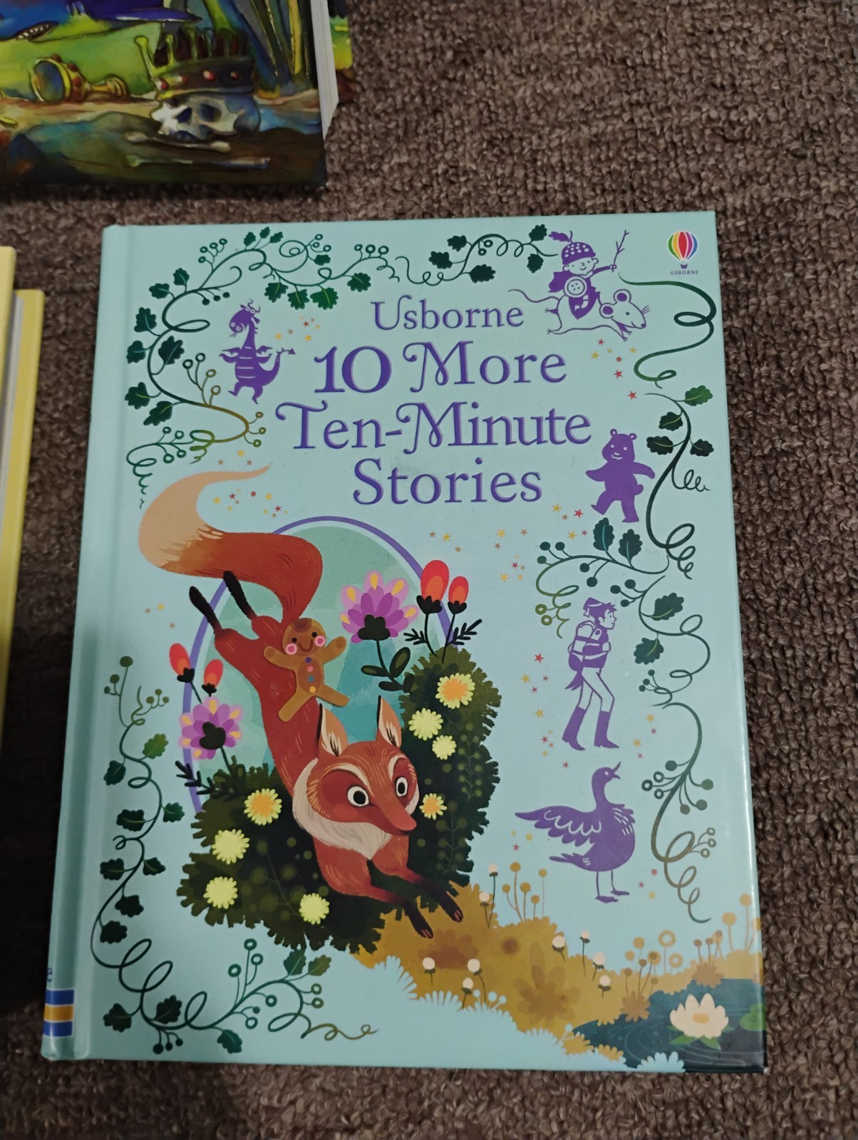 Usborne Hardcover Book Lot: Illustrated Stories For Boys 10 Minute Stories