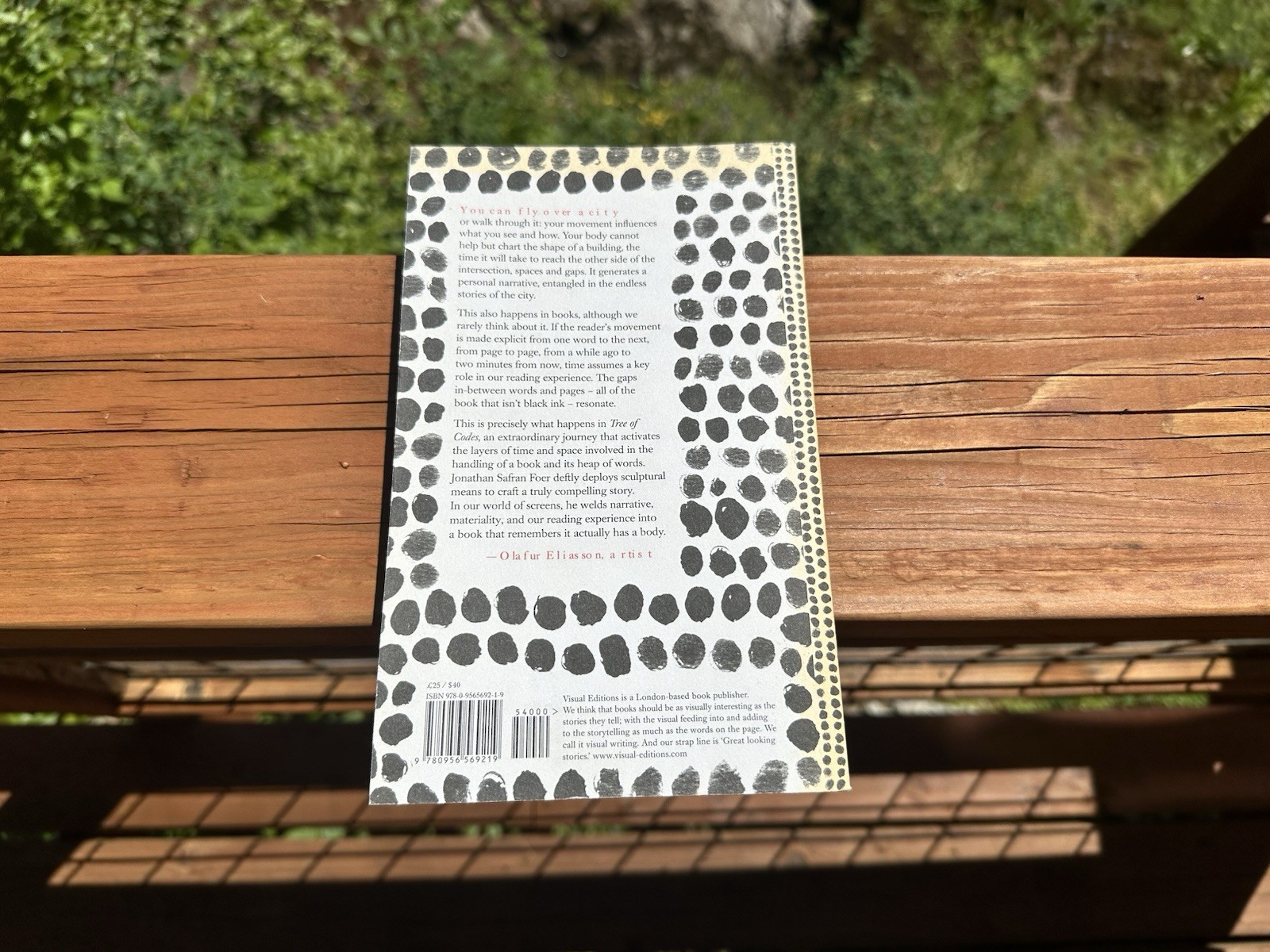 Tree of Codes by Jonathan Safran Foer Impossible Diecut Book 2010