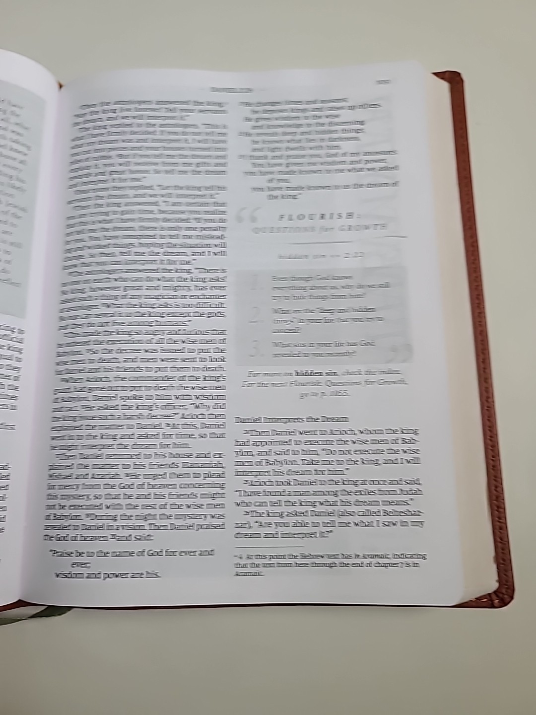 Flourish: The NIV Bible for Women, Leathersoft, Brown