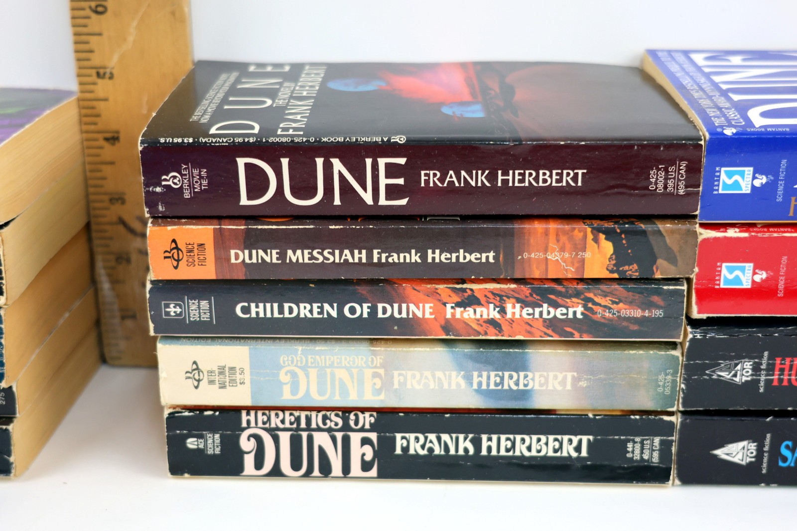 Frank Herbert Paperback Sci-fi Book Lot of 21 -Soul Catcher,Dosadi, & Dune Books