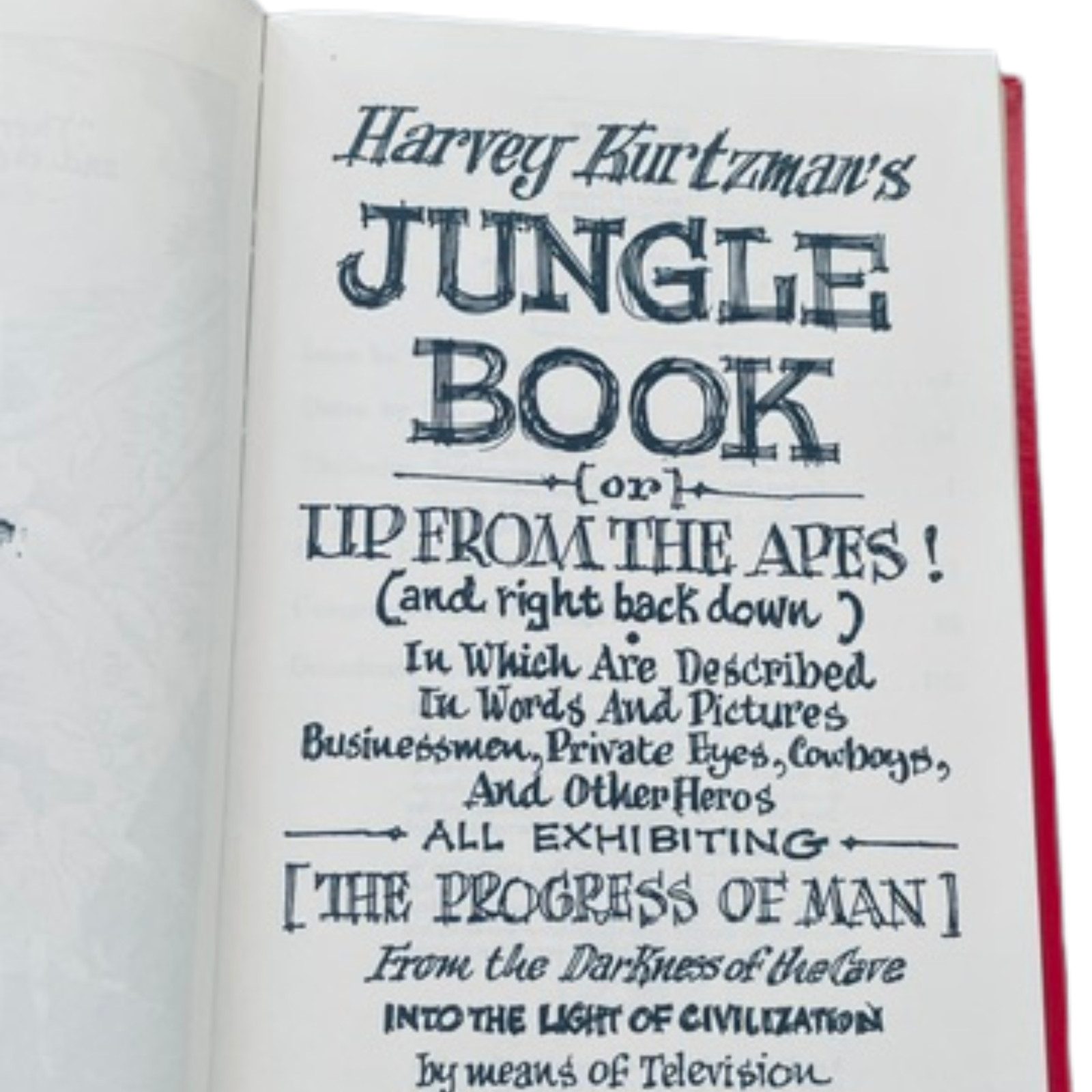 Harvey Kurtzman’s JUNGLE BOOK HC 1986 Kitchen Sink Press Vintage Comic