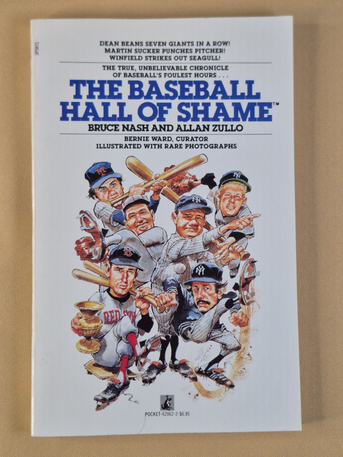 4 Books – NO CREASES – The Baseball Hall of Shame 1, 2, 3, 4 Pocket Books Trade