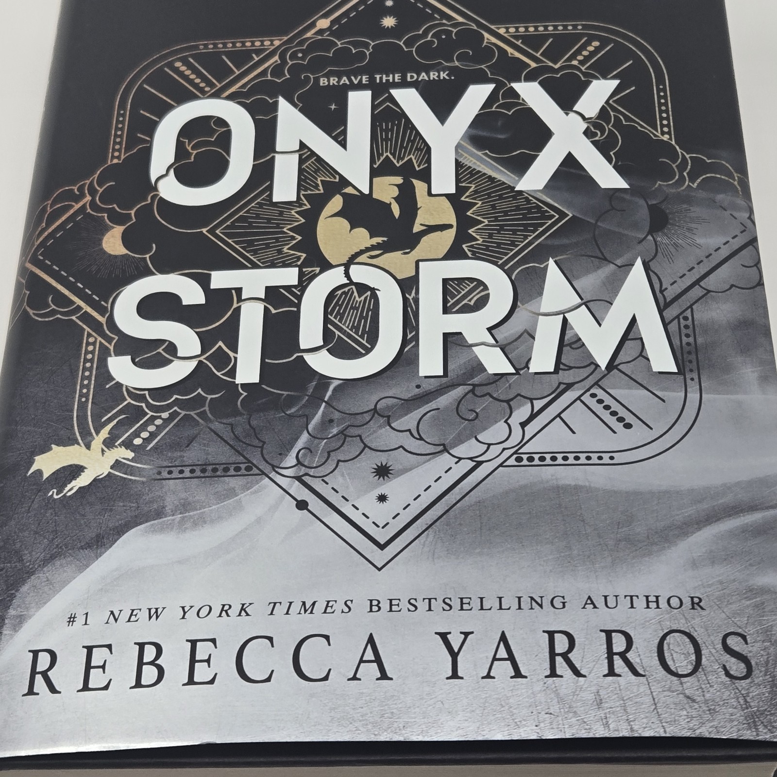 Onyx Storm by Rebecca Yarros Hardcover Fantasy Novel Dust Jacket Book